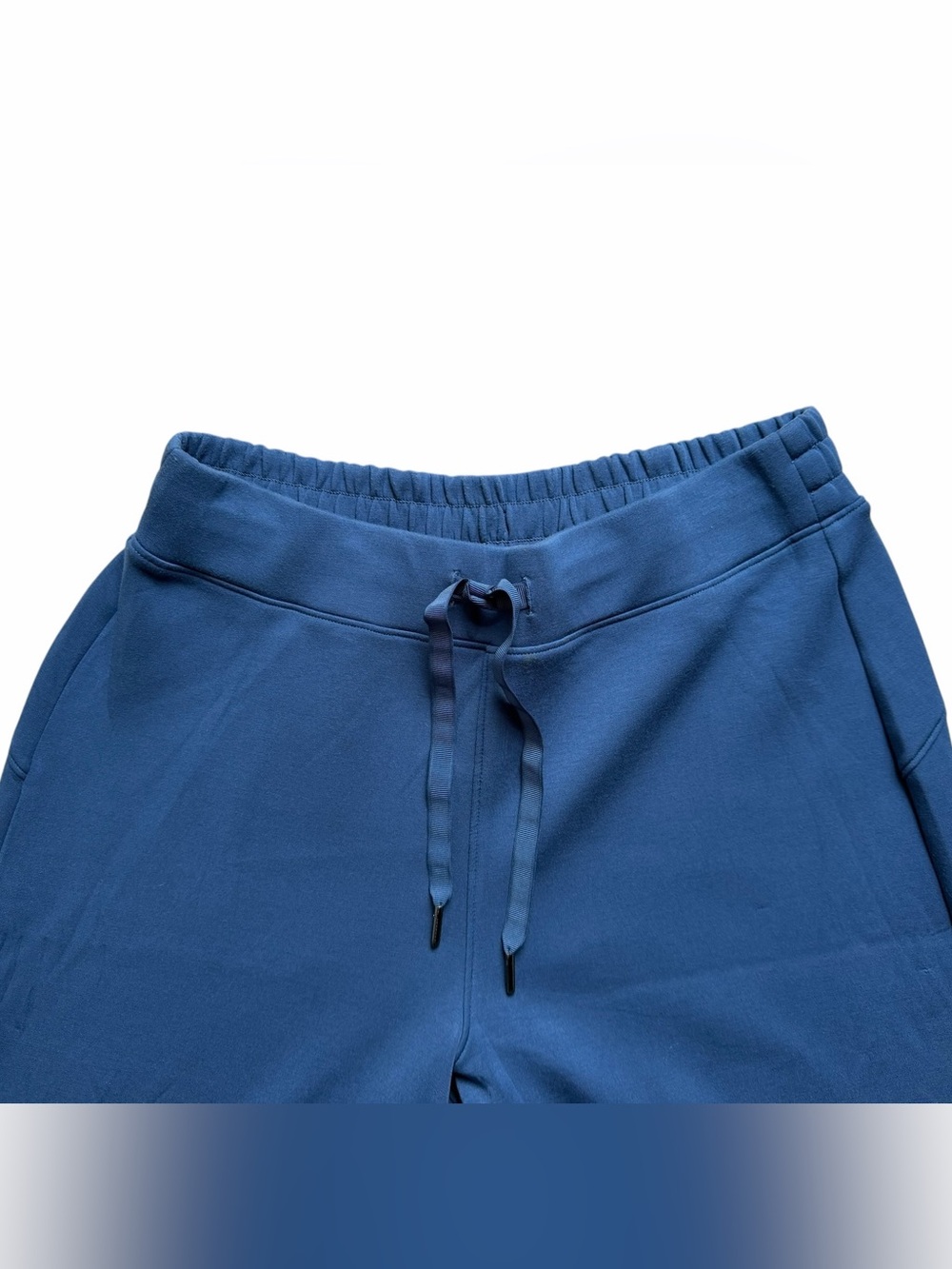 Spanx Air Essentials Wide Leg Pant Size Large Blue High Rise Stretch Loungewear - Picture 3 of 7